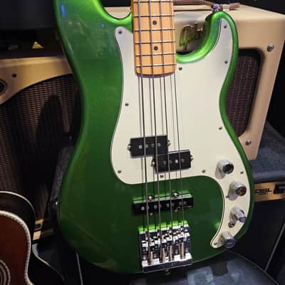 Fender Player Plus Precision Bass with Maple Fretboard 2021 OHSC Cosmic Jade image 3