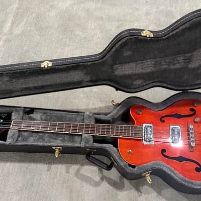 2012 Gretsch G5123B | Limited Edition Electromatic Hollowbody Bass | Orange w/ HSC image 15
