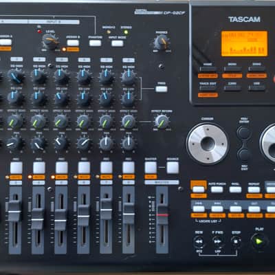 TASCAM DP-02CF Digital Portastudio 8-Track Recorder 2010s - Black image 1