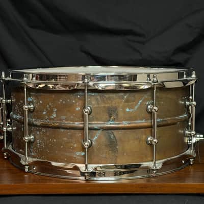 Ludwig LC663T Copper Phonic 6.5x14" 10-Lug Snare Drum with Tube Lugs 2016 - Present - Raw Copper image 7