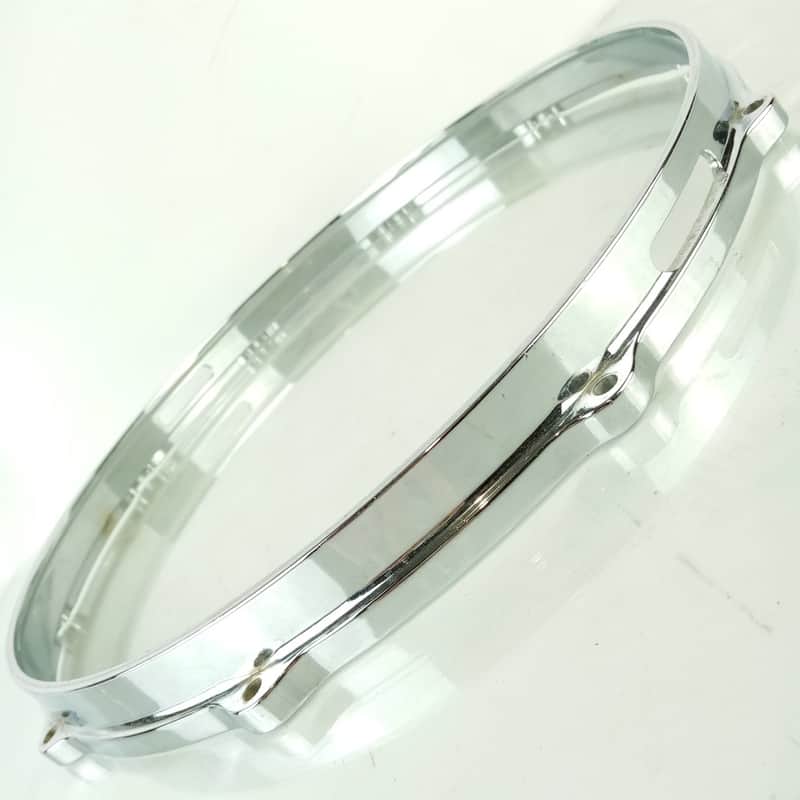 Gretsch 14"Die-Cast 10Lug Snare Drum Resonant Rim/Hoop Vintage 80s Chrome 4165-7 image 1
