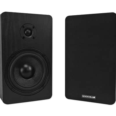 Rockville BluTube Tube Amplifier w/ Bluetooth+(2) 5.25" Black Bookshelf Speakers image 12