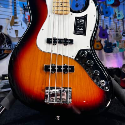 Fender Player Jazz Bass - 3-Tone Sunburst with Maple Fingerboard Authorized Deal! 526 FREE PLEK! image 2
