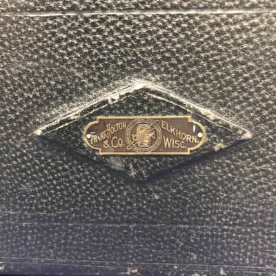 Vintage 1921 Frank Holton Clarke H-C Model Silver Bb Cornet with Original Case image 19