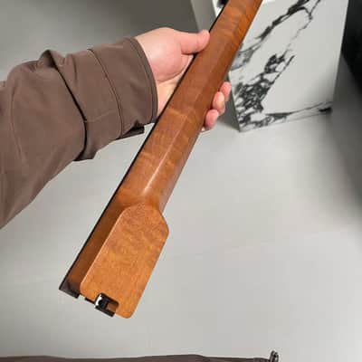 Headless angled farts 24frets roasted maple electric guitar neck T contour 25.5 spoke truss rod image 5