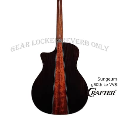 50th Anniversary Crafter SungEum G-50th ce VVS vintage voicing torrefied spruce & rosewood guitar image 2