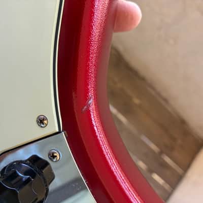 Greg Koch Fender matching head stock American Vintage '62 'Thin Skin' Jaguar 2007 - 2008 - Candy Apple Red AVRI image 15