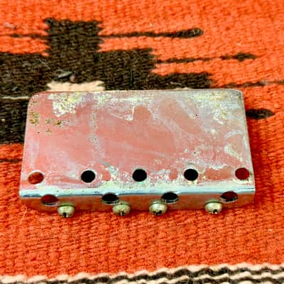 1970's Fender Precision Bass or Jazz Bass Guitar Bridge Circa 1974-1979 image 9
