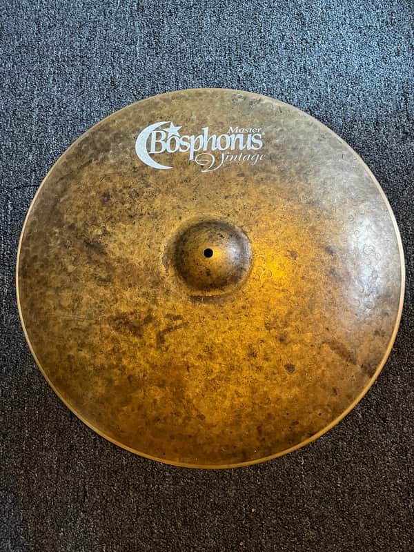 Used Bosphorus Master Vintage 22" Ride 2256g w/ video demo of actual cymbal for sale image 1