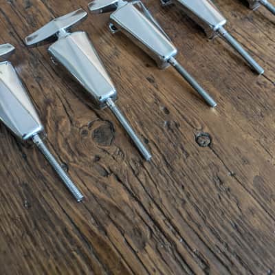 Pearl Bass Drum Tension Rods and Claws (x8) 1990s image 9