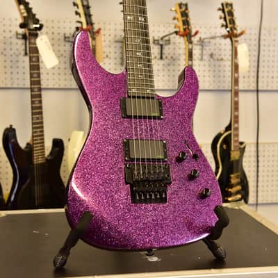 ESP LTD Kirk Hammett Signature Electric Guitar w/case KH-602 in Purple Sparkle image 2