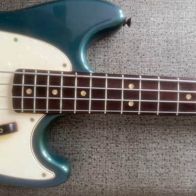 Collector 1968 Fender Mustang Bass Competition Burgundy One Owner image 9