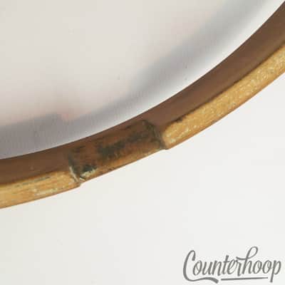 *Leedy 14"1Ply Solid Natural Maple Wood Hoop/Rim Snare Drum Resonant Vintage 10s image 3