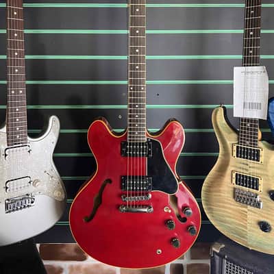 Gibson ES-335 Pro Cherry Red 1980 Vintage Semi-Hollow Electric Guitar image 2