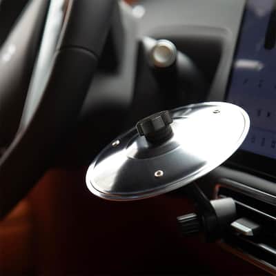Car Cymbal Air Vent, Car Crash Cymbal Mini Metal Drum Decompression Toy for Stress Relief Funny Musical Instruments Gadget for Drummer Music Lovers Gift image 3