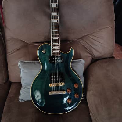 Aria Pro II PE-850 Transparent Blue 1990 Electric Guitar Ref.No 6054 image 9