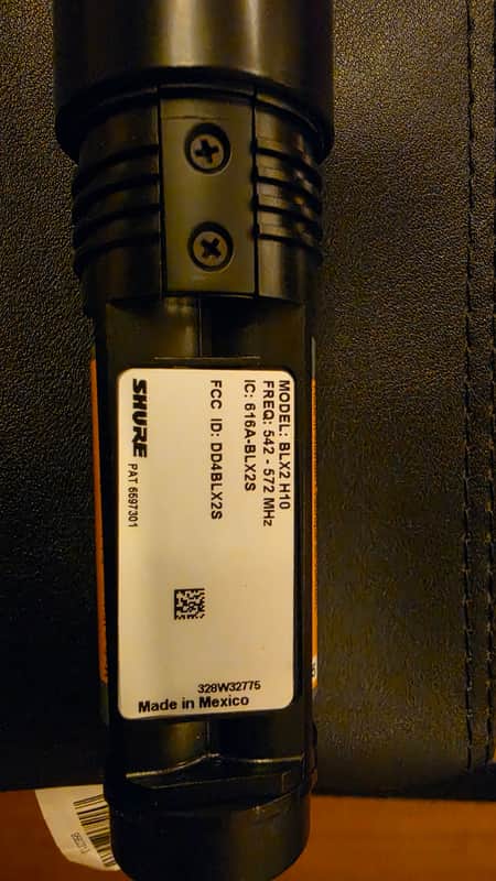 Shure BLX24R / SM58-H10 2010s - Black