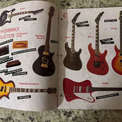 Epiphone Catalog 1995 les Paul flying V Ixplorer SG standard classic goldtop custom nighthawk Pro 1 2 Firebird special image 8