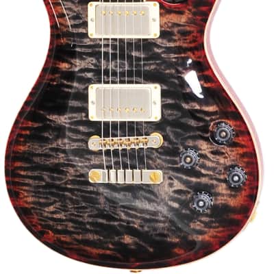 PRS : McCarty 594 10 Top Quilted Stained Maple Neck EB Charcoal Cherry image 1