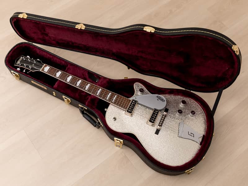 2005 Gretsch Silver Sparkle Jet G6129-1957 Electric Guitar w