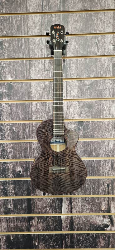 *B-STOCK* Kala KA-METD-BMR-B Metropolitan Deluxe Black Night Mango Baritone Ukulele image 1
