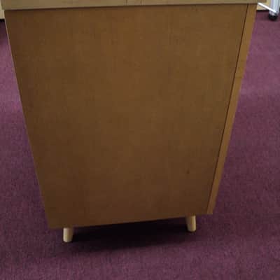 Vintage Columbia Kilosphere Blonde Console Record Player - For Repair image 4