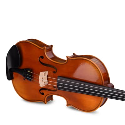 Aileen PREMIUM BEGINNER Series Violin Outfit - 4/4 Full Size Solid Wood Ebony Fitted image 9
