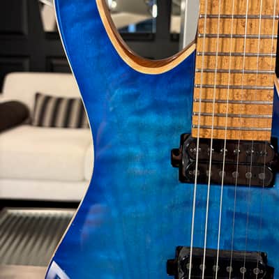Mayones Duvell Elite; 4A Quilted Maple; 4A Birdseye; BKP TKOs image 2