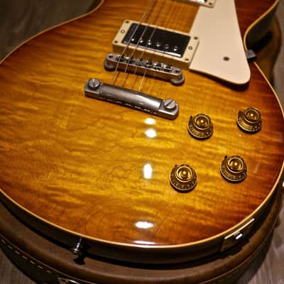 2004 Gibson Custom Shop 1959 Reissue R9 "One Piece Top" HRM Iced Tea Burst, Rare! image 3