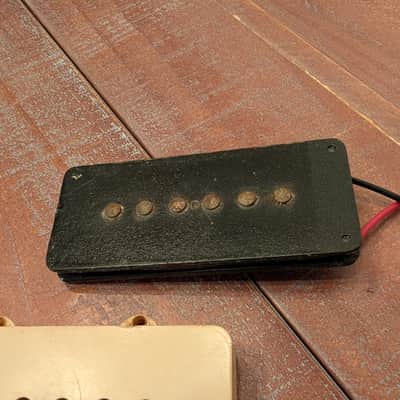 Fender Jazzmaster Guitar Pickup And Cover Pre CBS 1959 Cream With Black Bobbin 7.78K image 4