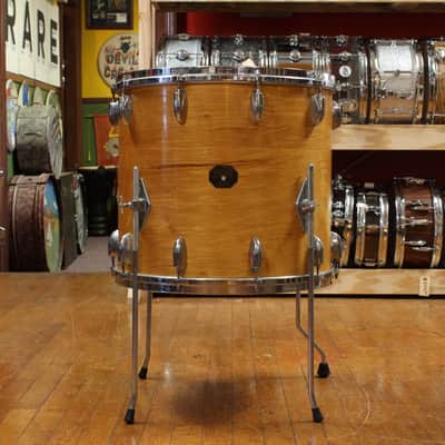 1970s Gretsch Stop Sign Badge Outfit in High Gloss Natural Maple 14x28 14x24 9x13 10x14 16x16 16x18 image 17