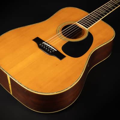 1979 Morris B-50 - Natural | Vintage Japan Post Lawsuit D-41 Dreadnought 12-String Acoustic Guitar 3-Piece Back Jacaranda | Case image 6