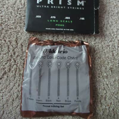 D'Addario PSS80 Prism Ultra Bright (gauge .050 - .105) - new and unopened bag image 2