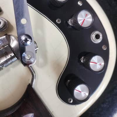 Epiphone Crestwood Custom 1964 - Polaris White ultra rare image 10