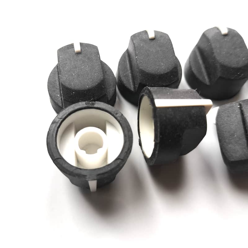 Rubber knobs x8pcs for x0xb0x 6mm potentiometer shafts image 1