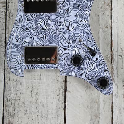Loaded Electric Guitar Pickguard with Dual Burstbucker Humbucker Guitar Pickups image 1