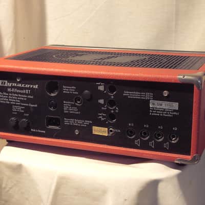 Dynacord Hi-Fi Favorit II Tube Amp 60-70 Red Black image 3