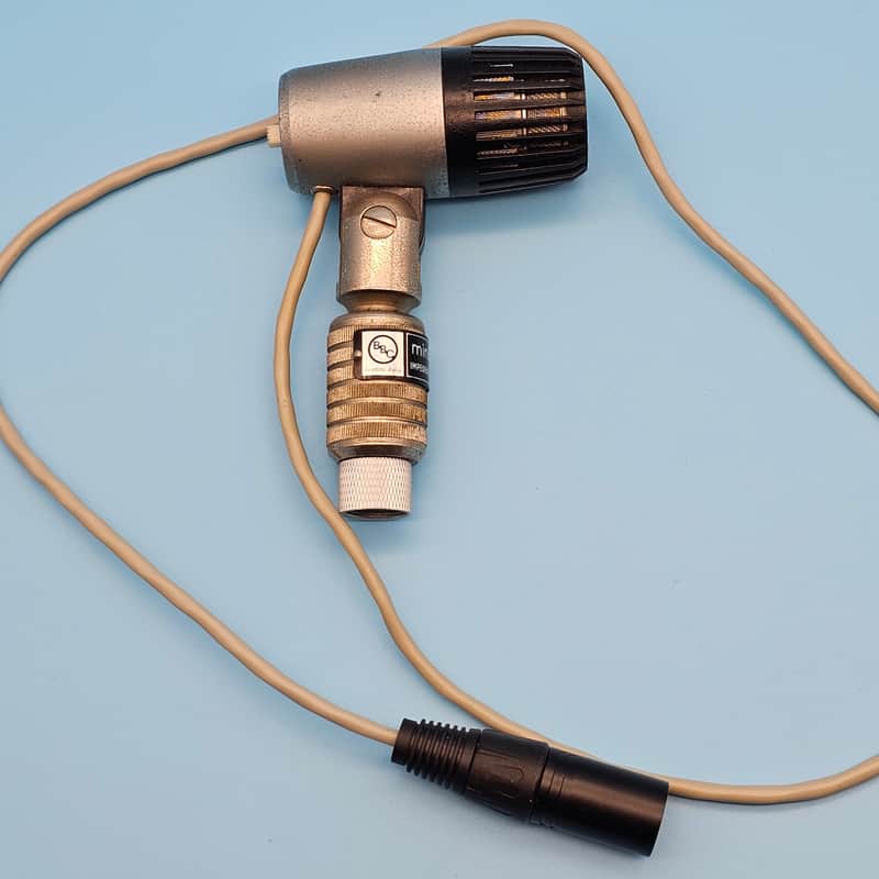 ☆Vintage 1960s BBC Minimicro 70 Microphone - BBC Microphone - Made in Italy Shure image 1
