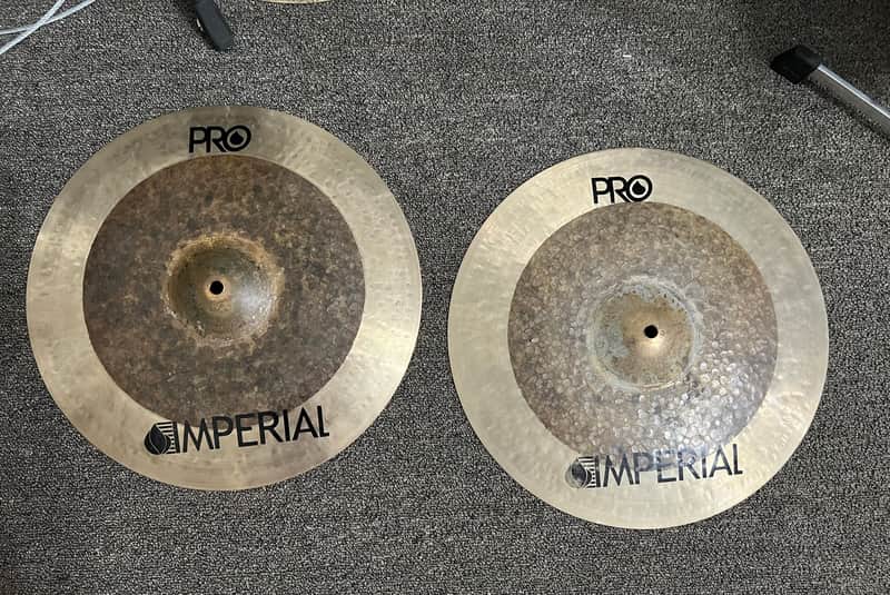 Imperial 15” hi hats pro | Reverb