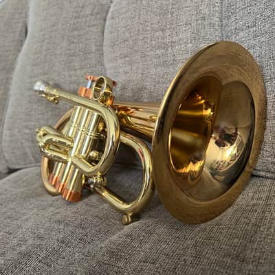 Carol Brass Phat Puppy by Taylor Brass Pocket Flugelhorn Bb Trumpet image 5