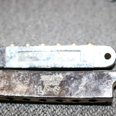 Vintage 1970s MIJ Tune o Matic Bridge Assembly - Ibanez? Japan - No Tariffs image 6