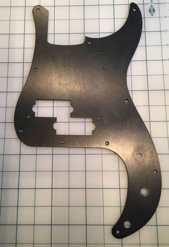 Black Aluminum Anodized Precision P-Bass Pickguard image 1