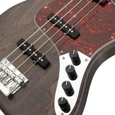 Sadowsky MetroLine 21-Fret Vintage J/J Bass Tigerstripe Ebony Fingerboard 4-String Fretless image 5