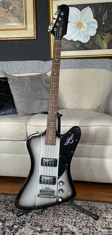 Epiphone Limited edition Custom shop Thunderbird IV 2009 - Grey Burst image 1