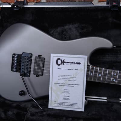 Charvel USA Custom Shop San Dimas 1H FR Roasted Satin Pewter 2026 w/OHSC image 11
