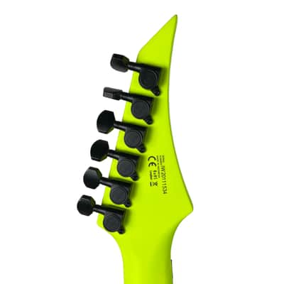 Solar Guitars A2.6FRLN 2020 - Lime Neon image 8