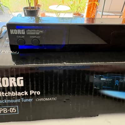 Korg PB-05 Pitchblack Pro Rackmount Tuner 2010s - Black image 2