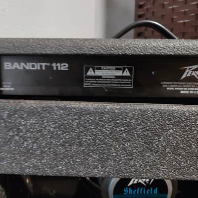 Peavey Bandit 112 teal stripe 1990's - Tolex image 6