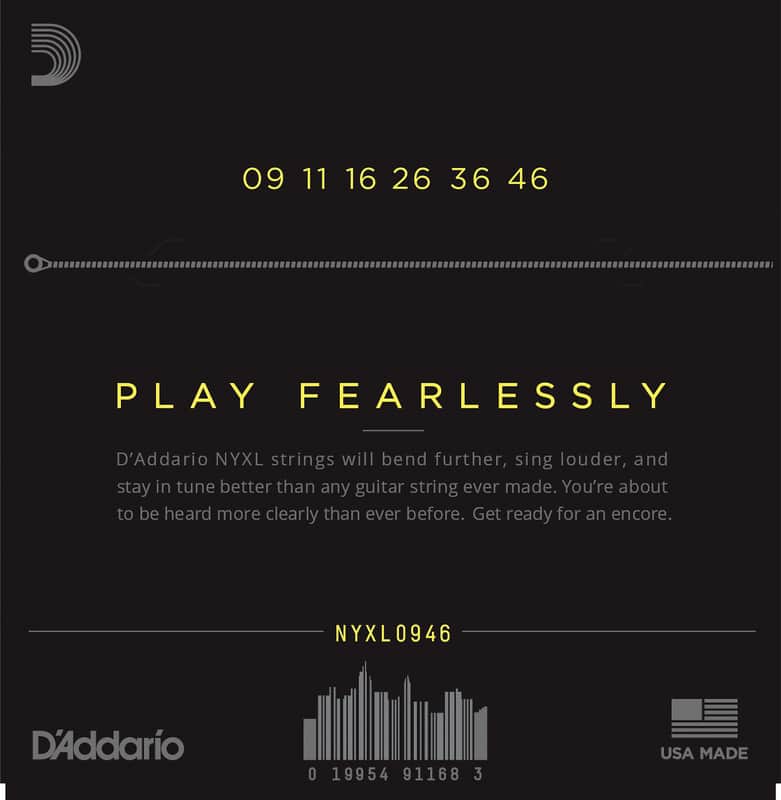 D'Addario NYXL0946 Nickel Wound Electric Guitar Strings, Super Light Top / Regular Bottom Gauge image 2