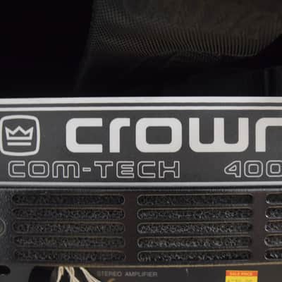 Crown Com-Tech 400 Professional Stereo Power Amplifier Rack-Mount image 1